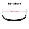 For BMW F10 M5 2012-2016 Carbon Look Glossy Black Front Bumper Lip Spoiler Splitter Lower Air Vent Corner Side Splitter Cover