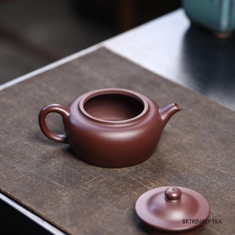Tradition Yixing Purple Clay Teapot Chinese Handmade Zisha Tea Pot Beauty Tea Infuser Kettle Household Tea Set Teaware 160ml