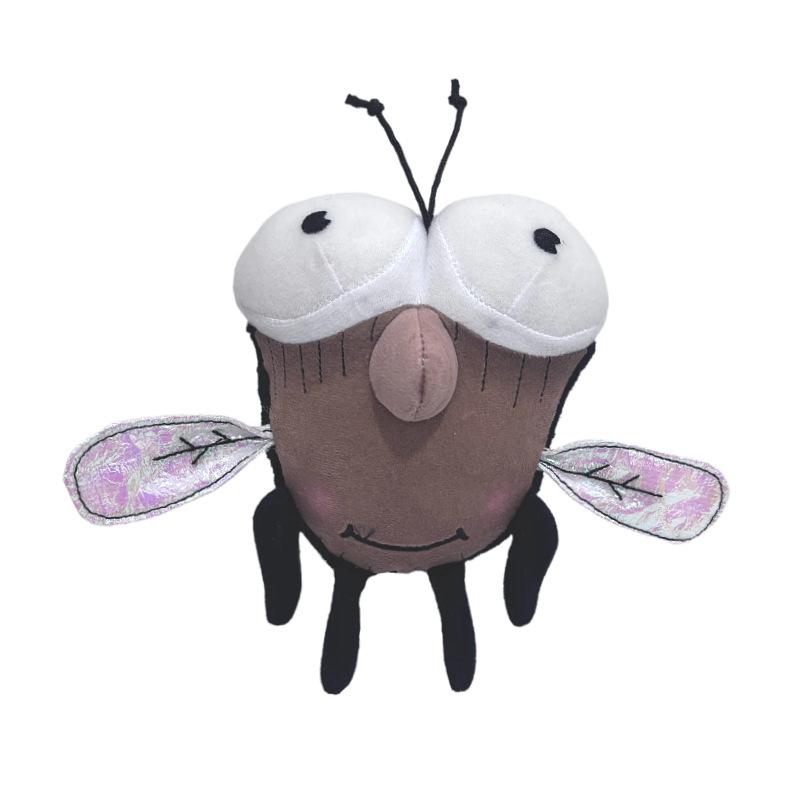 Neuer Fliegenmann Plüschtier Niedliches Cartoon Kuscheltier Weicher Plüschtier Puppe Kawaii Spielzeug für Kinder Geburtstagsgeschenk Zimmerdeko Sammlerstück