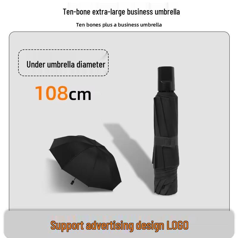 Manual Folding Large Dual-Use Umbrella - Sunshade & Rain Protection