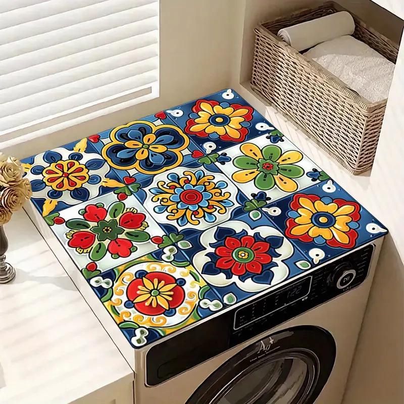 Temu: Waterproof Covers for Household Appliances - Washing Machines, Tabletops, Microwaves, and Refrigerators.