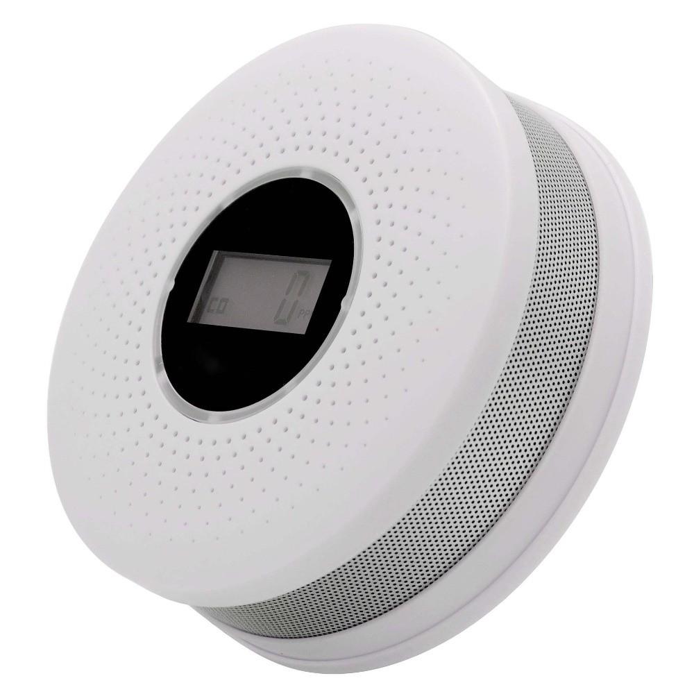 2 in 1 Carbon Monoxide Detector Portable CO Monitor Air Quality Monitor Smoke Alarm  Garage
