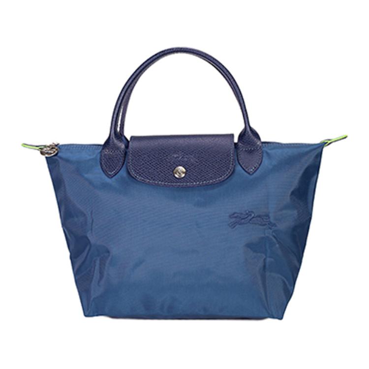 Longchamp Le Pliage Fashion Casual Zipper Snap Closure Nylon Dumpling Tote Bag Women tote bags Dark-Blue 1621919P57 Basic Set Bag 21960₽
