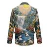 Herren Business Casual Mode Bedruckte Cordjacke