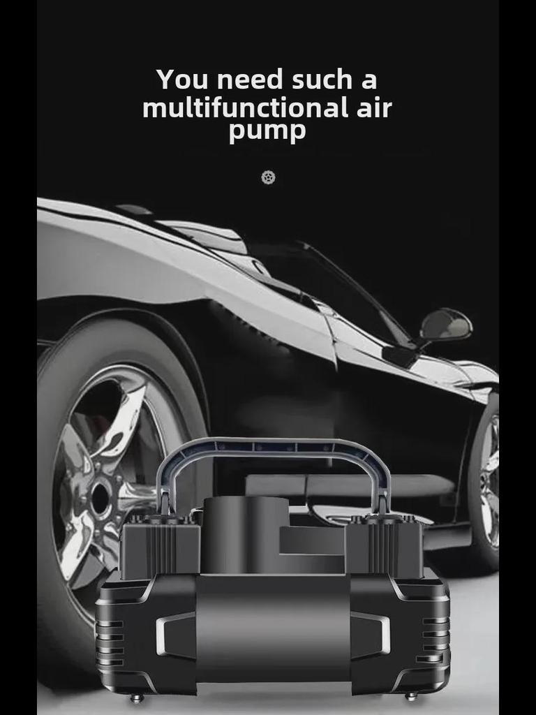 Digital Display Portable Mini Smart Electric Car Tire Air Pump with Lighting