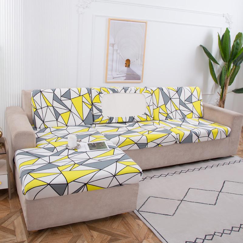 Sofa Sitzkissenbezug Elastische Sofabezüge für Wohnzimmer Haustier Kinder Matte Stuhlbezug Stretch Abnehmbare Möbel Überwürfe