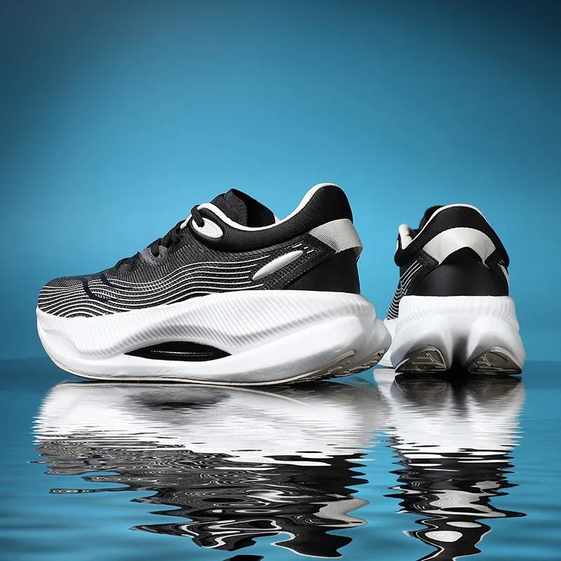 Running Shoes Men High Quality Lightweight Outdoor Sports Flat Comfortable Sneakers Mesh Breathable Lace-up Tennis Shoes for Men