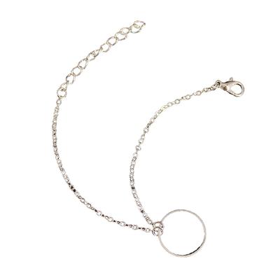 Fashion Loop Anklet Delicate Adjustable Wear-resistant Round Gold Silver Ankle Bracelet Valentines Day Foot Chains for Women