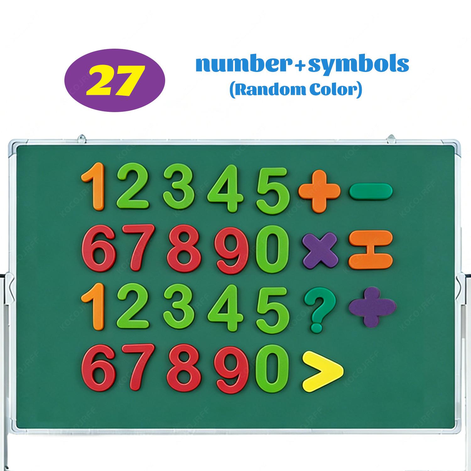 Magnetic Number and Letter Stickers, Number Symbols, Suitable for Classroom Children to Learn Spelling, Early Education Learning