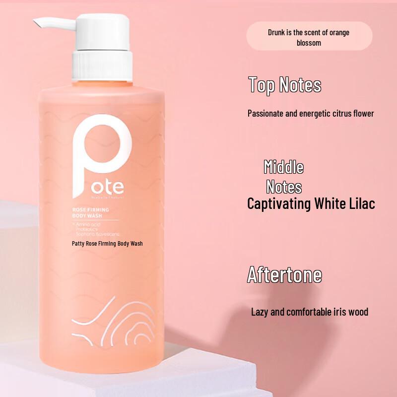 Bohti Rose Firming Shower Gel 650ml