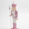 Pink King Wood Walnut Cracker Puppet Soldier Christmas Decoration forXmas Decor NewYear Gift