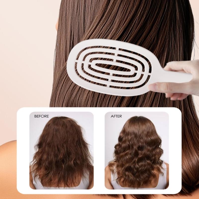 Tall Capacity Lift Massage Pillow Brush Identity Cleaning Feature Ergonomic ABS Detangler For Thick Otherwise Fine Hair Styling Essential