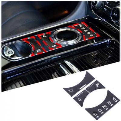 4ks Piano Black Panel Řadicí Páky Tlačítko Ozdobná Samolepka Pro Jaguar XJ X351 10-19