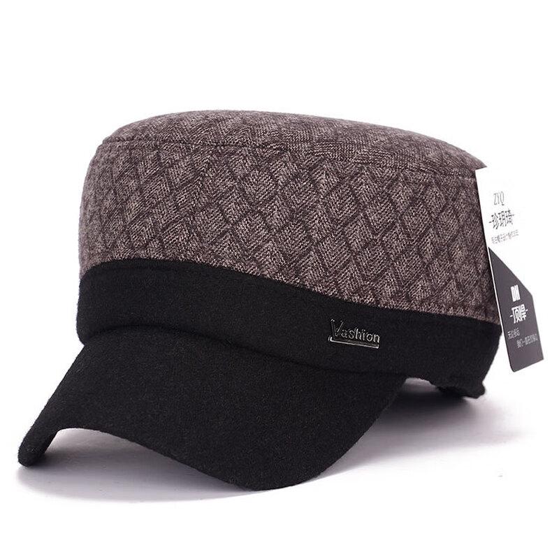 

ZHENYUEQI Men s Winter Warm Wool Blend Casual Hat