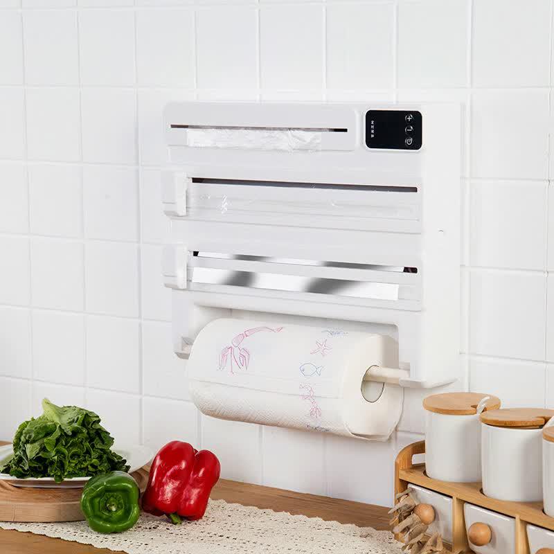 Chuanye Wall-Mounted Kitchen Wrap Dispenser with Roll Holder