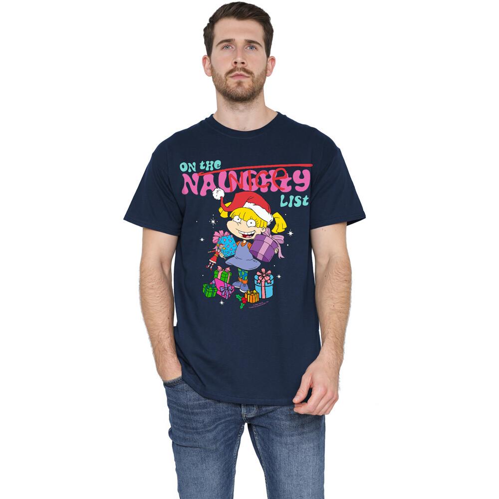 Rugrats Naughty Angelica Christmas T-Shirt S-2XL Navy XL