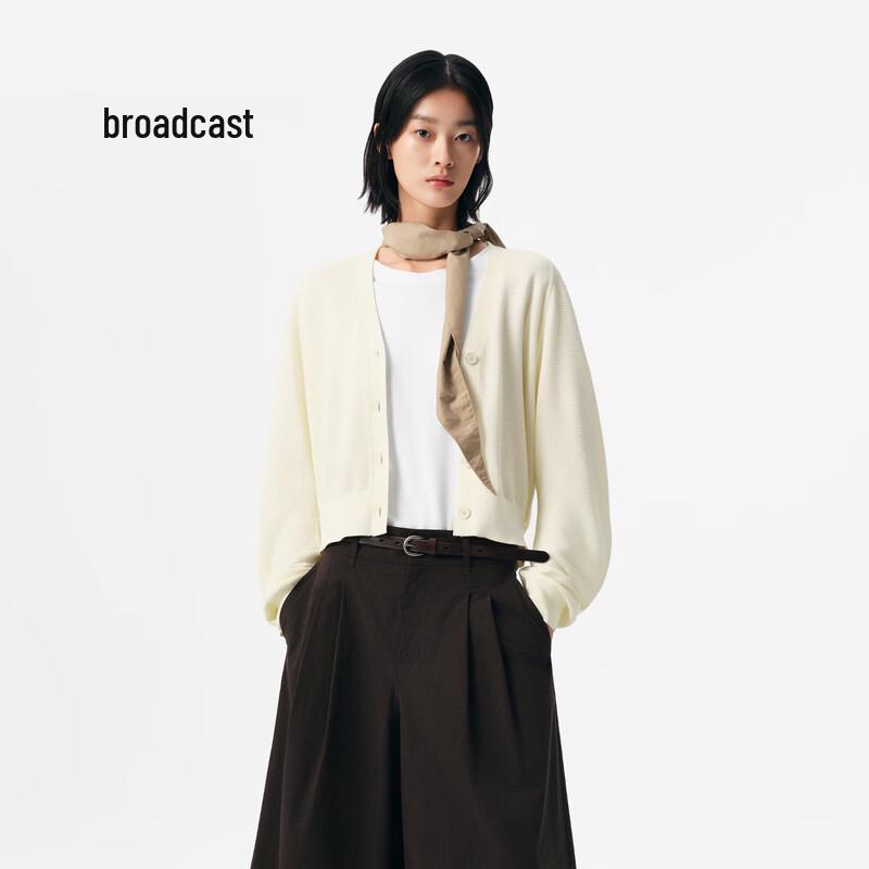 Broadcast Women's French Style Loose Knit Cardigan