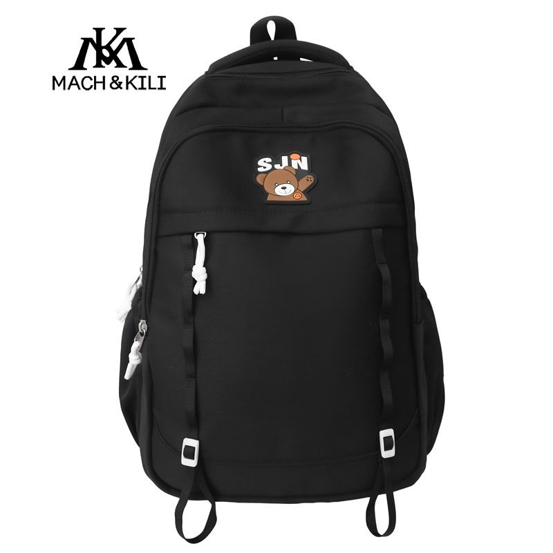 

Mach & Kili Съемный студенческий легкий рюкзак для снижения нагрузки Mk 2025 Новое поступление Высококлассный универсальный рюкзак Black