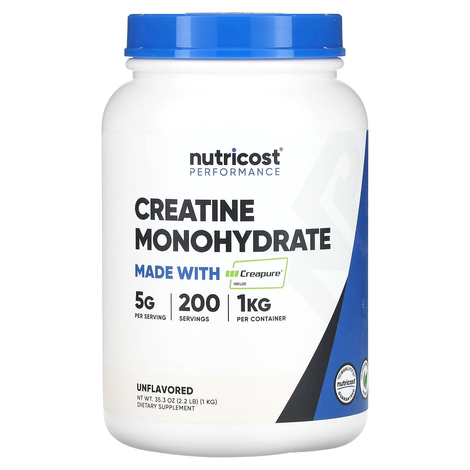 

Athletic Performance, Creatine Monohydrate, Unflavored, 1Kg (35.3Oz)