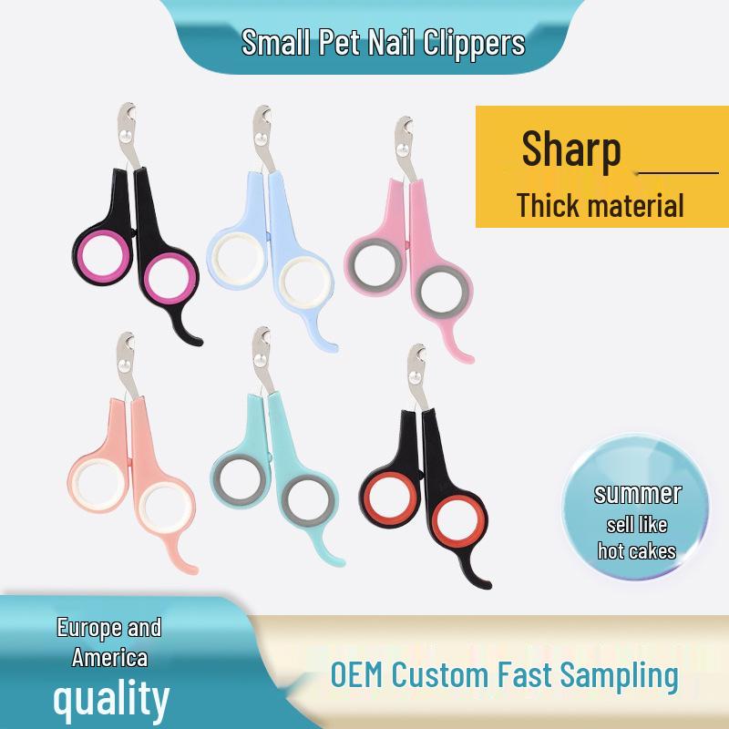 

Pet Nail Trimmer: Stainless Steel Clipper for Dogs and Cats Single Scissors in OPP Bag