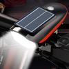 Solar Bike Front Light 3 Modes IPX4 Water Proof Rechargeable Bike Headlight with 5 Modes Horn Solar Bike Front Light with Horn