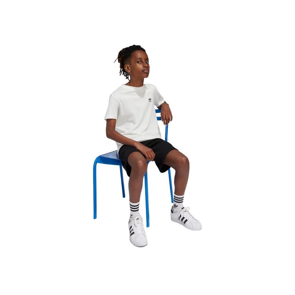 adidas Originals Logo T-Shirt Kids Tops Cloud-White IX5266