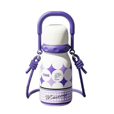 High-value Baby Bottle Cup, 316 Stainless Steel Thermos Cup, Portable Handle, Large Capacity Student Three Drinking Cup