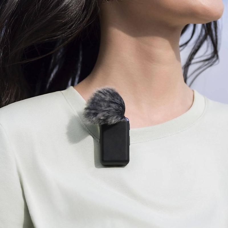 Wind Muff Lavalier Microphone Furry Windscreen for RODE Wireless Go 3rd Generation Wireless Clip On Microphones