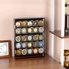 Portable Acrylic Round Display Storage Box for Coin Craft Supplies Clear Collector's Case with Aesthetic Appeal