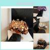 Fashionable Women's Sequin Shell Bag Trendy Korean Style 2024 Summer Shoulder Bag