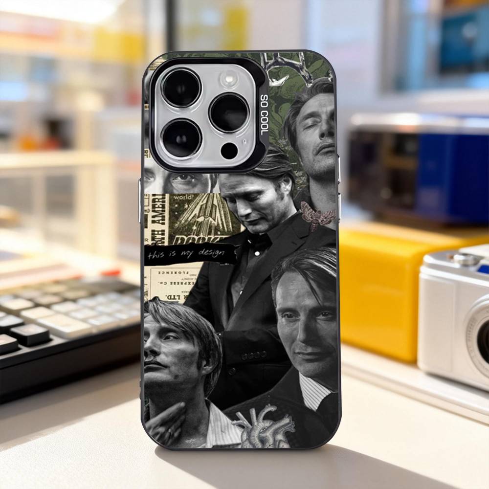 

Mikkelsen H-Hannibal Cool Phone Case For iPhone 11,12,13,14,15,16,17,Pro,Max,Plus,E,Air,Mini IMD Matte Black iPhone16promax