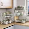 Countertop Cutting Board Storage Rack, Bowl Rack, Plate Rack, Drain Storage Rack, Sink Drying Dish Drain Rack