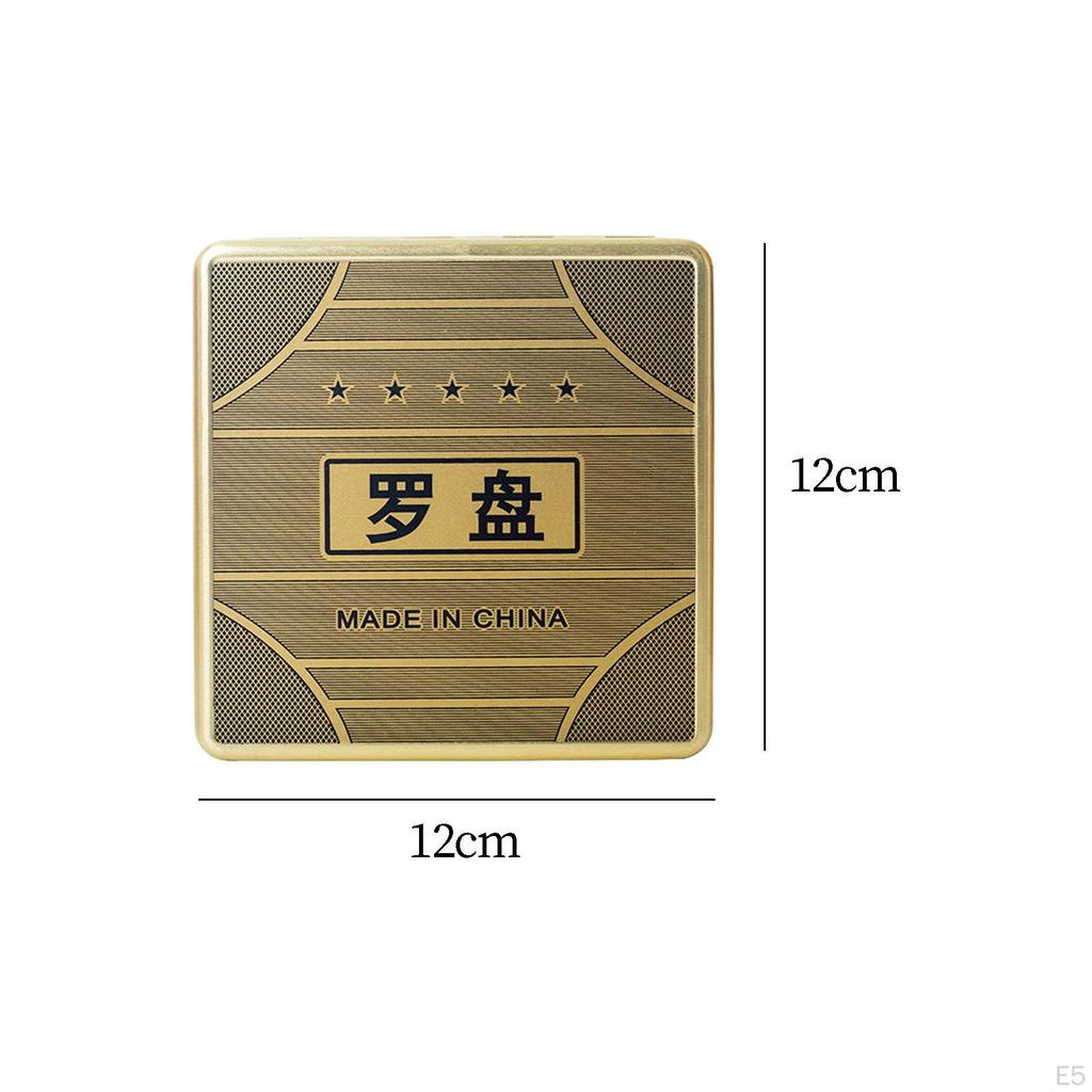 Bussola Feng Shui Antica Tascabile Portatile Durevole Semplice da Usare Grande Bagua Cinese per
