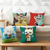 Turbo Granny cat Pillow Case for Sofa Living Room Home office Decor Protective Cover