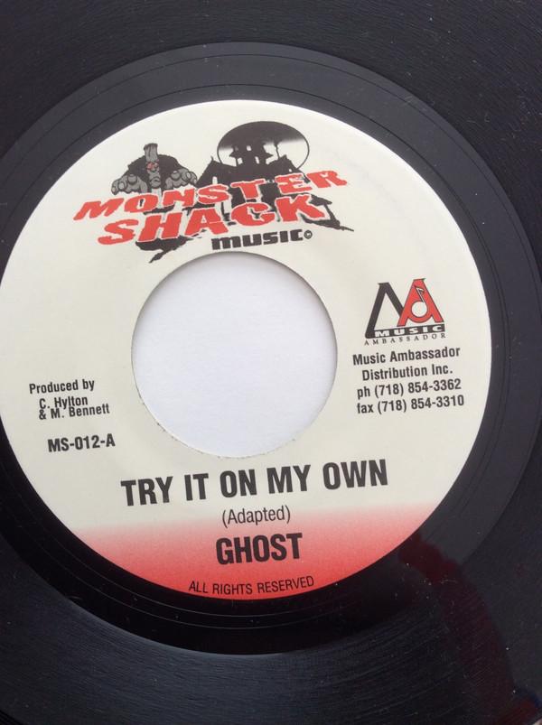 7inch Record GHOST - Try It On My Own MS012 Monster Shack M Jamaica Reggae, Ska & Dub Used