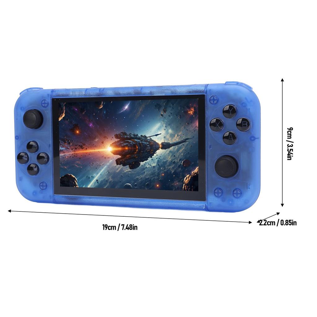 RG50XX Retro Kapesní Hra IPS 800x480 Přenosný Herní Emulátor s 128GB Kartou pro 2D a 3D Podporuje HD Multimedia Interface TV Výstupní Konzole, 5-palcový