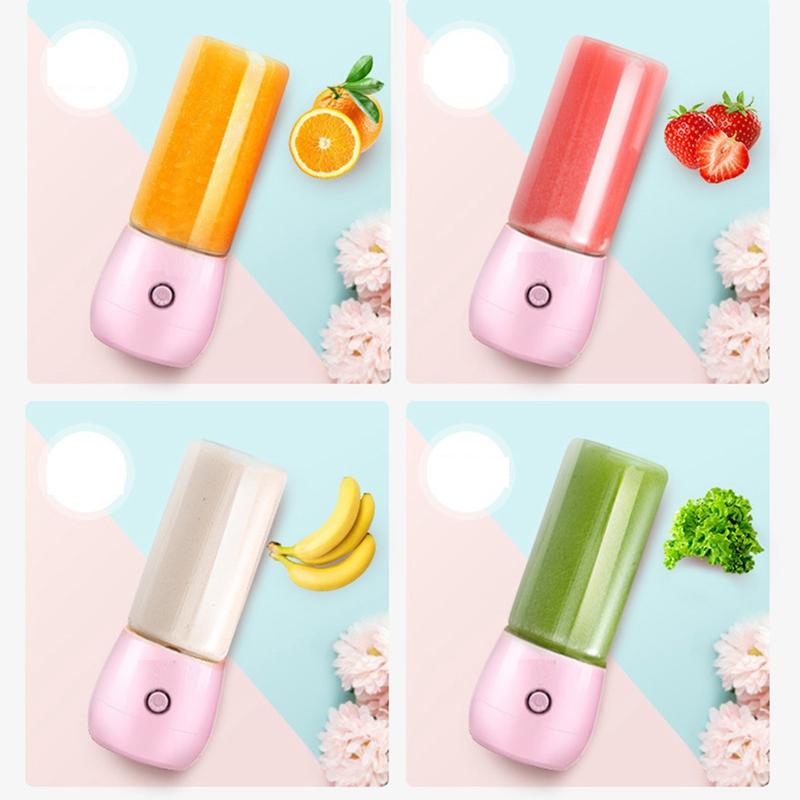 Household Electric Juicer Portable USB Rechargeable Fruit Machine Juicing Cup