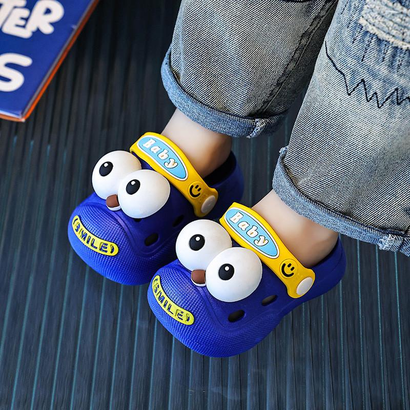 Cartoon Paradise Kids Sandals Summer Non Slip Pvc Beach Shoes For Boys Girls