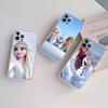 Frozen Olaf Elsa Anna Transparent Phone Case for Motorola Moto G40 G04 G05 One Ace Action  Fusion + Plus Hyper Macro Vision Zoom