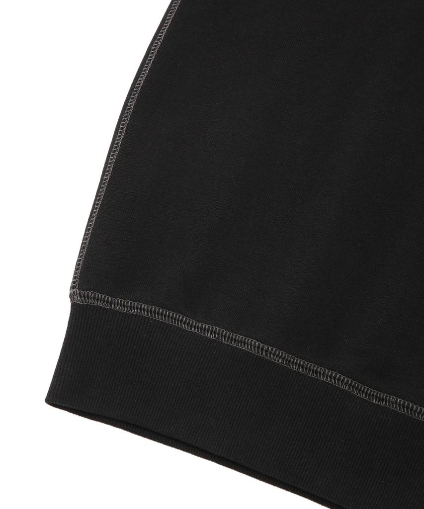 IL CORSO Loopwheel Round Neck Sweatshirt Black