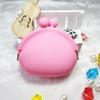 Cute Cartoon Silicone Coin Purse - Women's Mini Coin Bag with Soft Surface and Buckle Closure