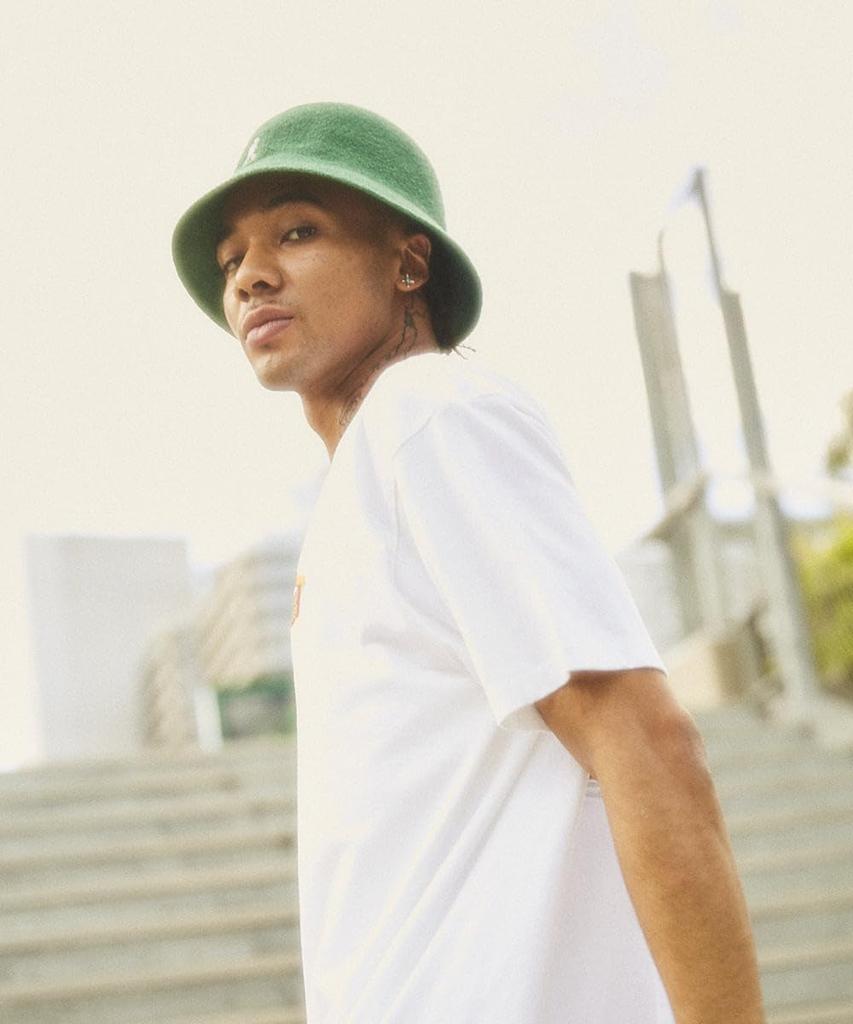 KANGOL Bermuda Casual Kapelusz Dzwonkowy 231069612 ZIELEŃ TRAWNIKOWA M