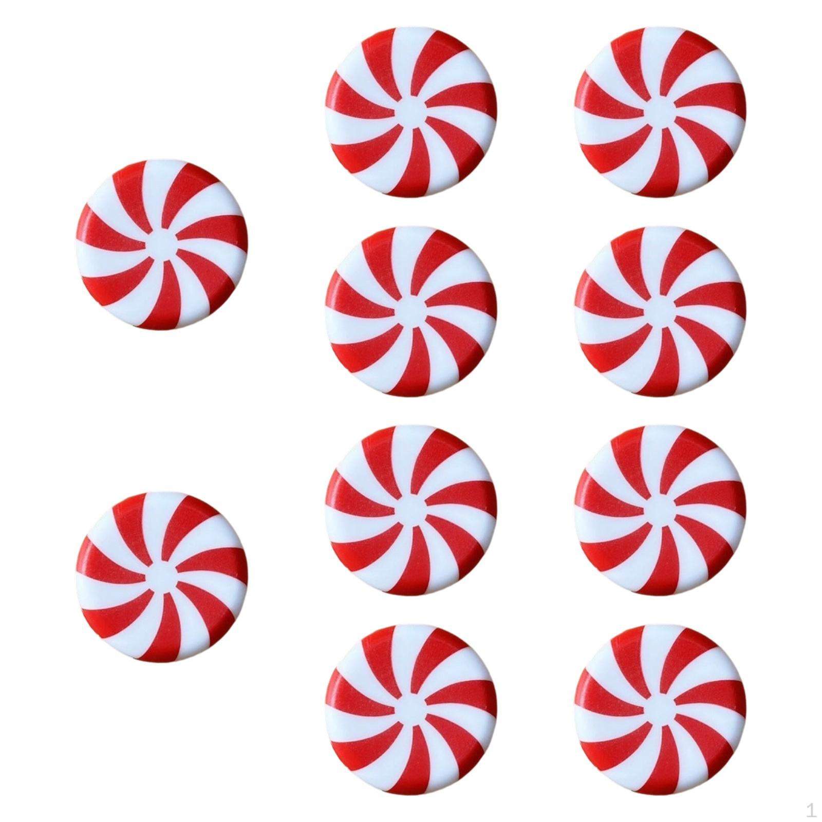 

10 Pieces Christmas Decorative Knob Covers Decoration Accessories Soft Silicone for Cupboard Kids 7 petal