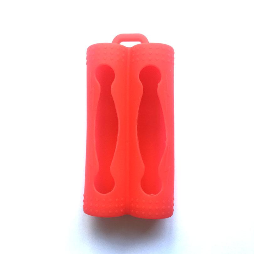 18650 Dual-Section Silicone Battery Sleeve - Drop-Proof, Collision-Proof, Short-Circuit Protection