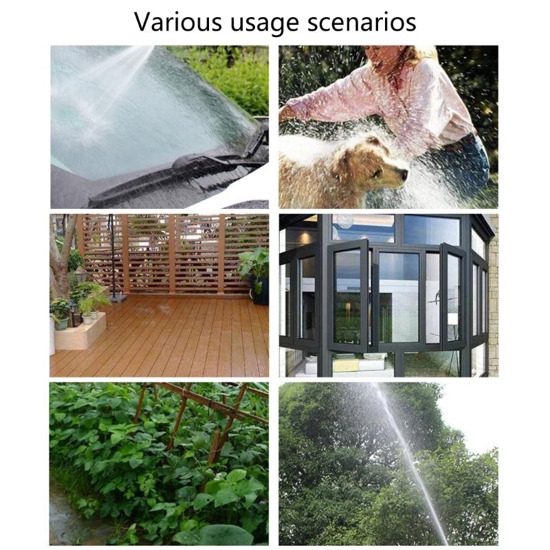 Heavy Duty Aluminum Alloy Water Sprayed Guns For Car Washing Garden Cleaning Featuring 10-20M Range And Universal Hose Compatibility