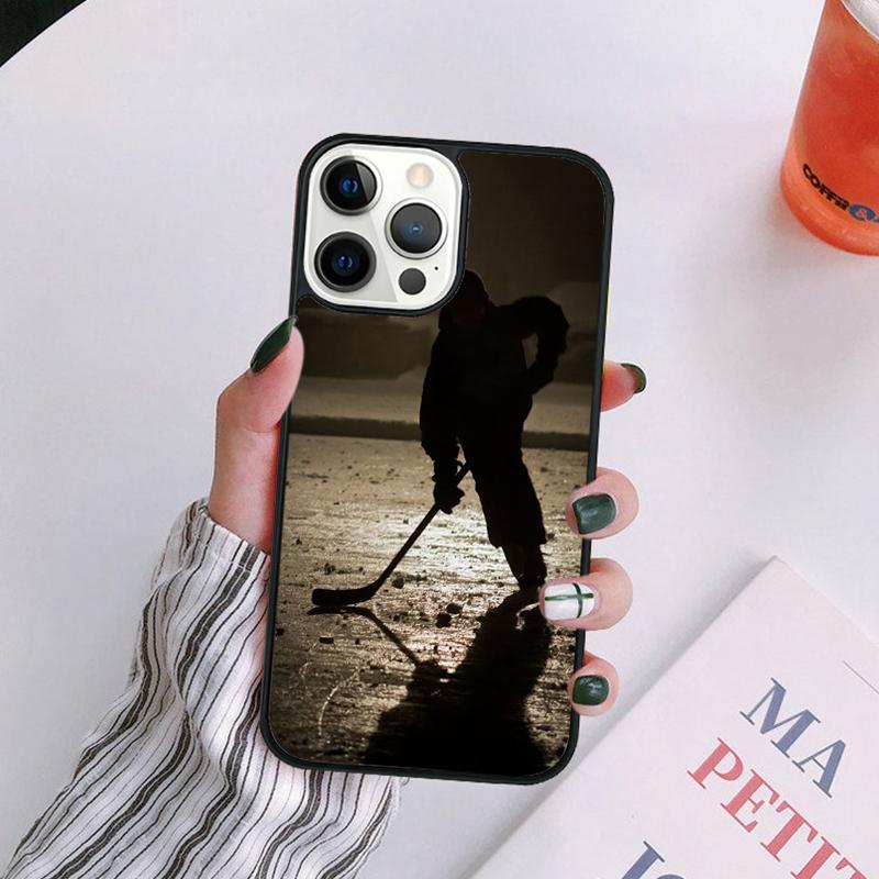 Ice Hockey Rink Sport Phone Case For iPhone 17 Air 16 15 14 13 12 Pro Max Plus Max Cover Shell Coque