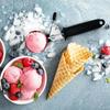 Ice Cream Scoop with Trigger Fruit Scoop with Comfort Grip Handle Stainless Steel Ice Cream Scoop for Home Ice Cream Tool 6