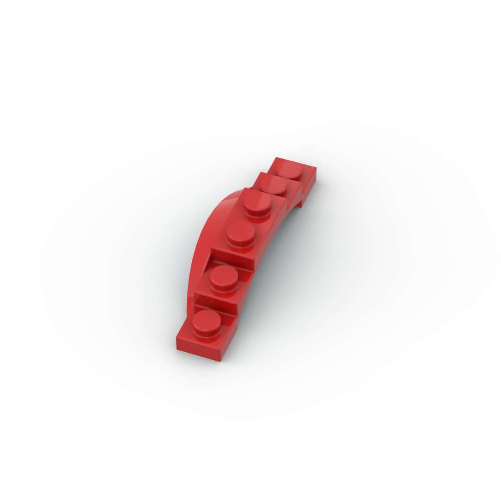 Non-Toxic Moc 10Pcs 62361 Mudguard 11/2X6X1 Building Blocks Kit With Arch Vechicle Bricks Particle Puzzle Idea Toys Children Birthday Gift
