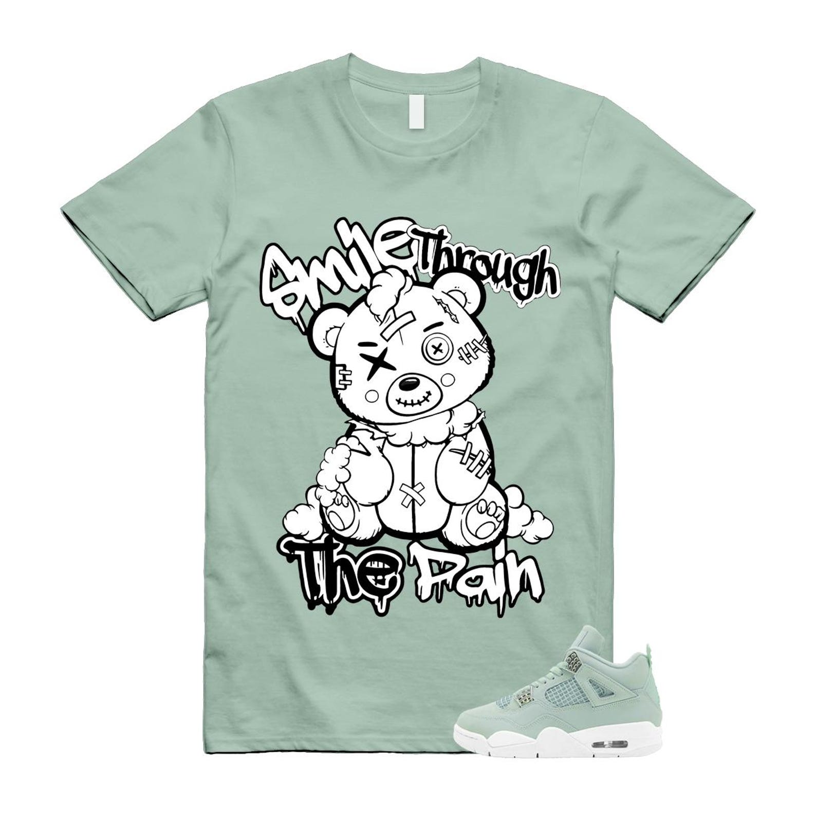4 Seafoam Green White Sail T Shirt Match SMILE2 4XL