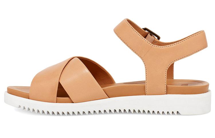 Спортивные сандалии UGG Бело-коричневые Женские 1116372-PRCN 37